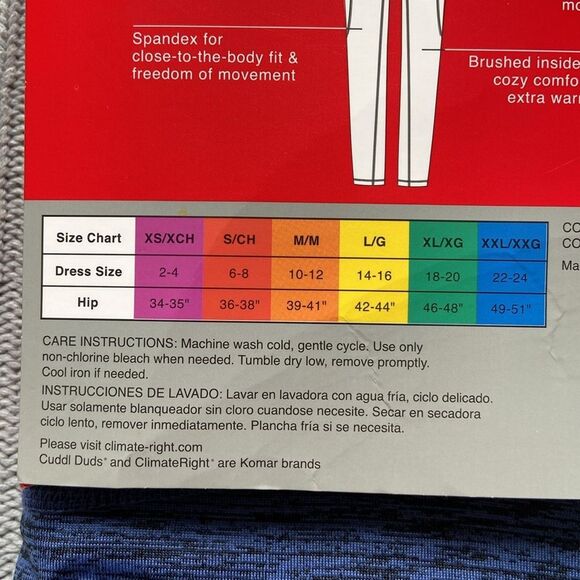 Plush Warmth Blue Denim Color High Rise Wide Waistband Brushed Leggins - Picture 6 of 6